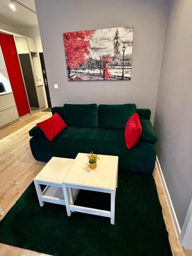 Χώρος καθιστικού στο Apartment Targowa L9