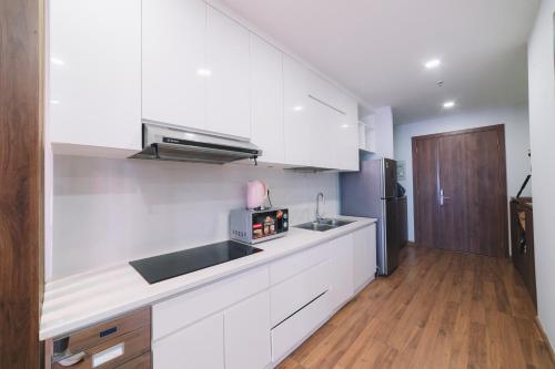 Dapur atau dapur kecil di Dalat Center Residence