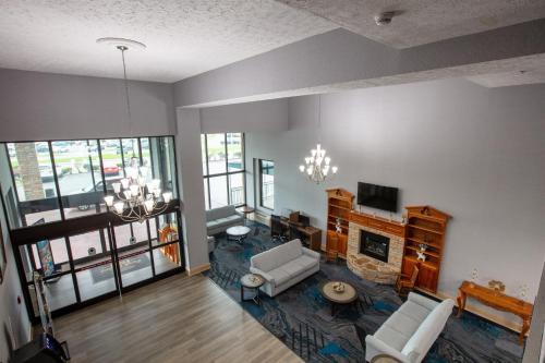 Χώρος καθιστικού στο Park Grove Inn