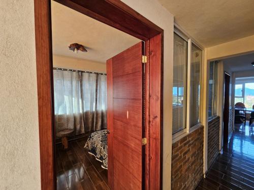 Cama o camas de una habitación en Cabañas Morales