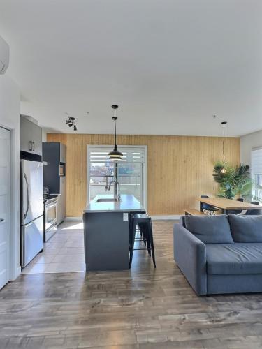 Dapur atau dapur kecil di Balcons sur la ville