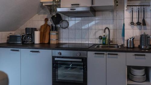 Dapur atau dapur kecil di View Apartment