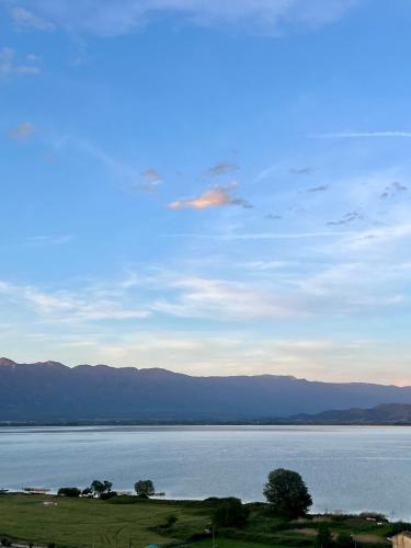a view of a large body of water at Lakeview Apartments Dimi in Star Dojran