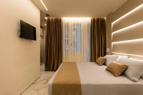 Cama o camas de una habitación en Bologna Centrale 2