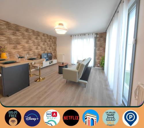 sacha's house ,à coté du RER,val d'europe,Paris-Disney .