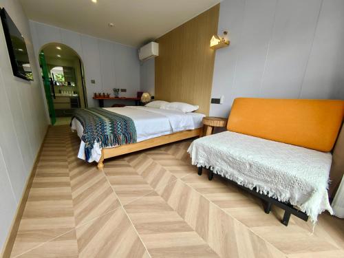 Cama o camas de una habitación en 小喜屋（美周路店）