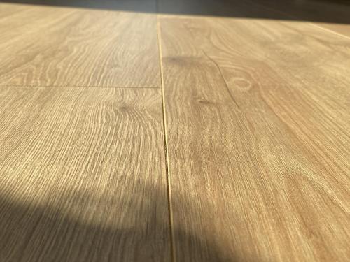 a close up of a wooden floor at Villa Rosalie Sassnitz in Sassnitz