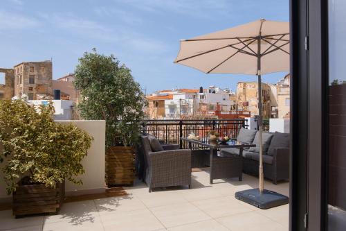 Balkoni atau teres di Nival Luxury Suites