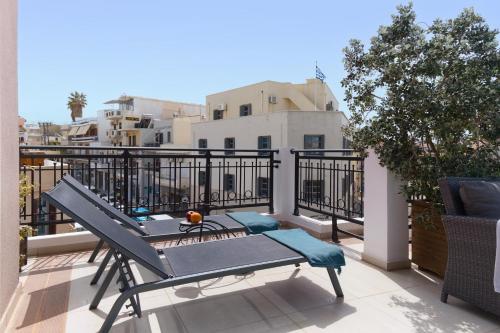 Balkoni atau teres di Nival Luxury Suites