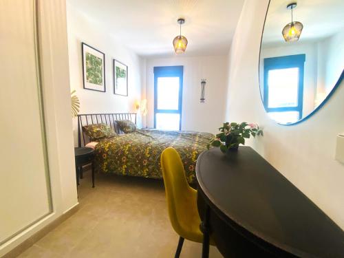 Postel nebo postele na pokoji v ubytování Apartamento Arcadia