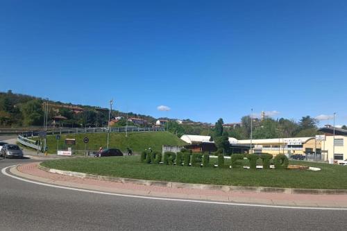 a park on the side of a road at B&B Lupita in Dormelletto