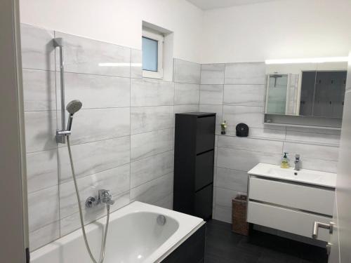 Koupelna v ubytování Apartment R24/7, 4050 Traun