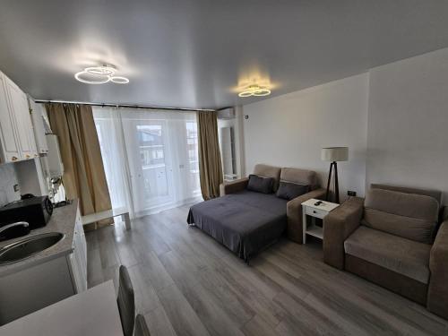 Posezení v ubytování Studiou Next by The sea Alezzi N10