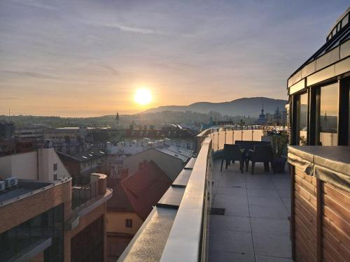 Nespecifikovaný výhled na hory nebo výhled na hory při pohledu z apartmánu