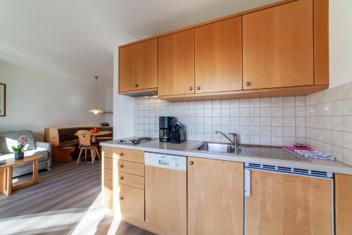 Η κουζίνα ή μικρή κουζίνα στο Apartments Lichtenberg