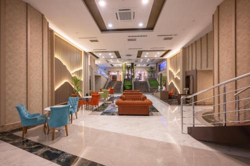 Ruang duduk di Sealife Family Resort Hotel