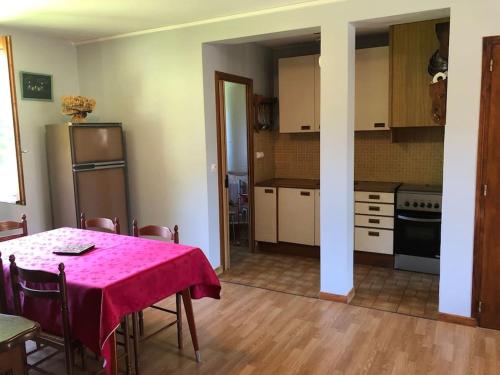 Η κουζίνα ή μικρή κουζίνα στο Appartement Chez Place à Estaing N°2