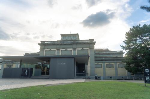 a large building with a large door in front of it at Nara Top Sights 5 to 20 Min Walk in Nara