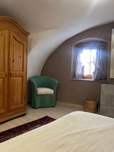 Postel nebo postele na pokoji v ubytování Appartamento incantevole Fondo Val di Non