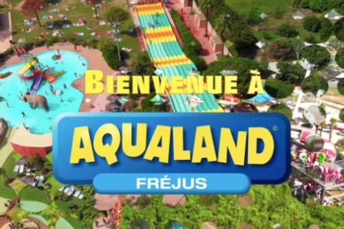 une vue d'un parc d'attractions avec le texte attention au Verseau dans l'établissement Exception- 6 pers NEUF Hyper centre - Clim, à Saint-Raphaël