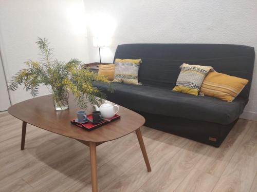 Uma área de estar em Le chant des vagues