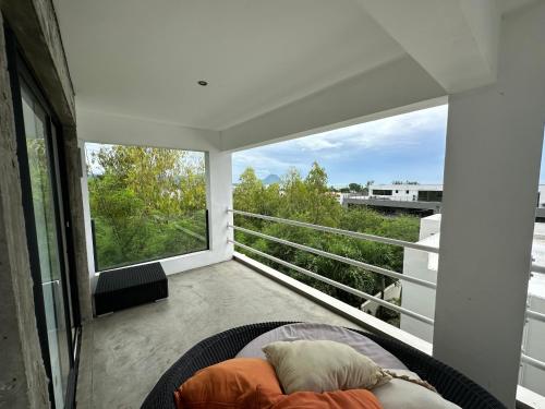 Balkón nebo terasa v ubytování One loft design rooftop pool - Chambre chez l'habitant