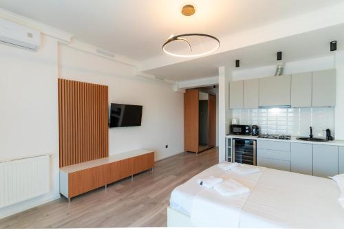 Nhà bếp/bếp nhỏ tại Casa Del Mar Lamera Residence