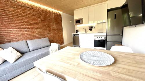 Kuchyň nebo kuchyňský kout v ubytování Centro con terraza blco by Prestigi