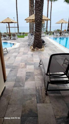 Kolam renang di atau dekat dengan Simos Magic Beach Hotel Apts