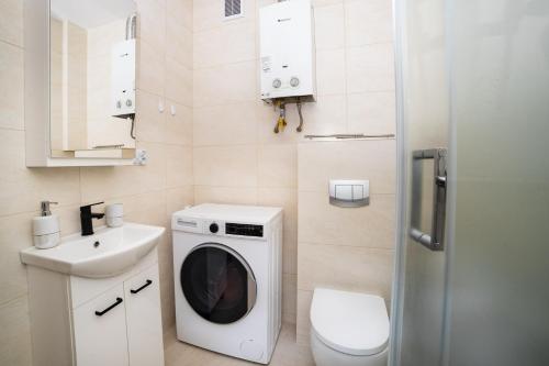 Koupelna v ubytování Apartament Na Bajkowej