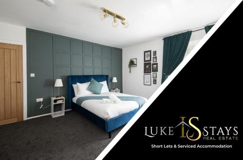 Ένα ή περισσότερα κρεβάτια σε δωμάτιο στο Luke Stays Bainbridge street, Durham