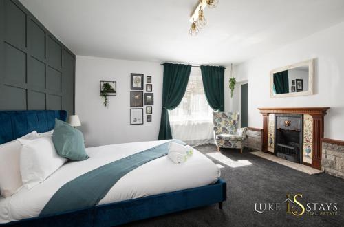 Ένα ή περισσότερα κρεβάτια σε δωμάτιο στο Luke Stays Bainbridge street, Durham