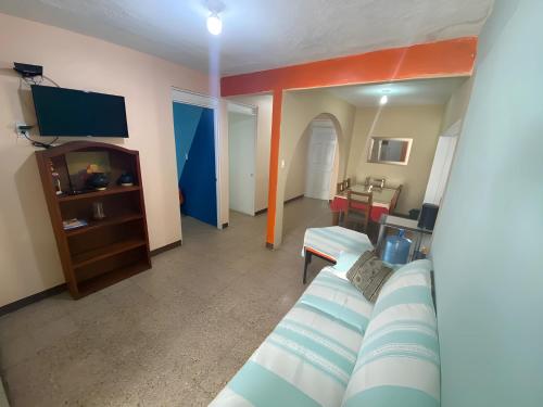 Posezení v ubytování Casa Magro depto 1er piso para 6