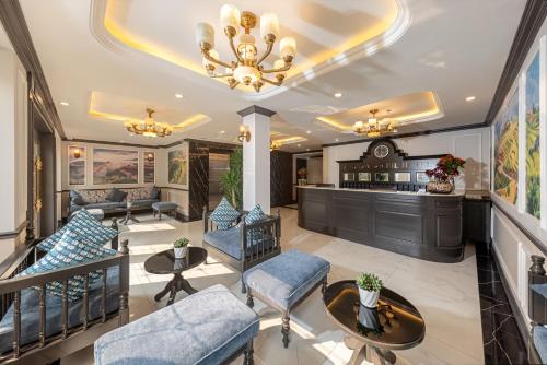 Posezení v ubytování Sapa Soleil Hotel