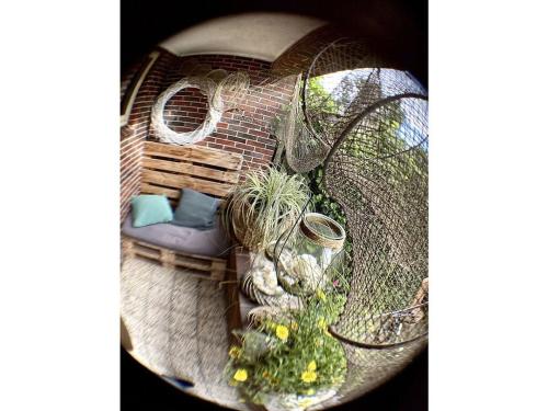 Χώρος καθιστικού στο Dandelion Modern retreat