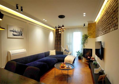 Posezení v ubytování Ema Apartment Tirana