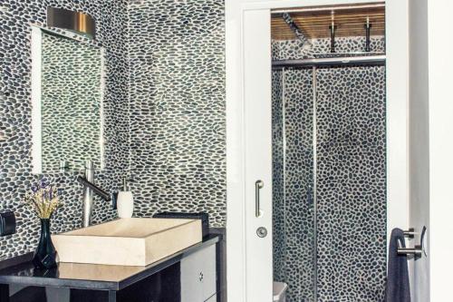Koupelna v ubytování Apartamento con estilo y acogedor