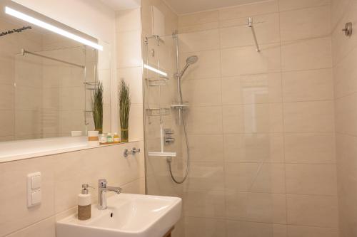 Bilik mandi di ILEX Appartements