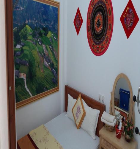 Katil atau katil-katil dalam bilik di Hotel Thien An