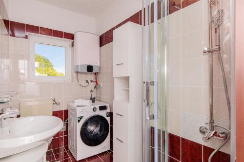 Koupelna v ubytování Apartman Sara