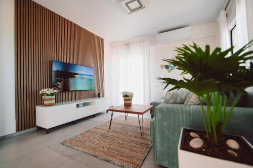 TV a/nebo společenská místnost v ubytování Apartamento Perla de Mar