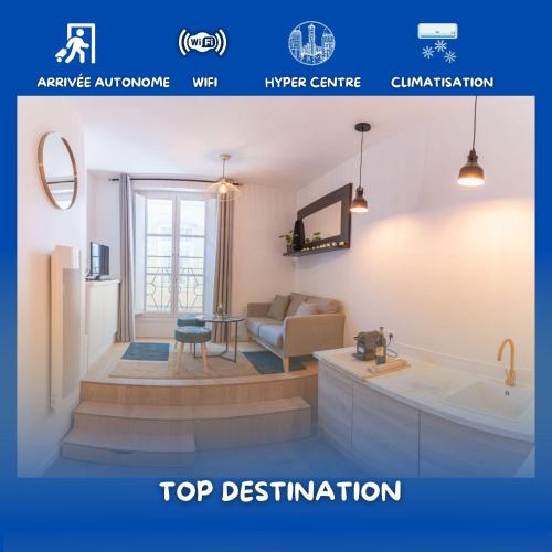 Le Boléro - Climatisation - Wifi - Hyper Centre