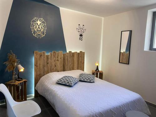 REZ de jardin moderne 4 chambres 8 personnes jardinet