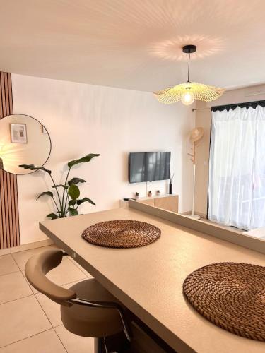 Studio NEUF - PORTES DE MONACO - Confort - Wifi - Clim photo 26
