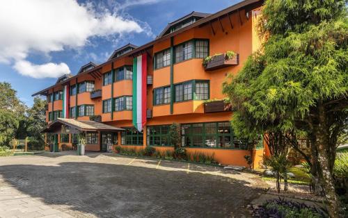 O edifício em que o hotel se localiza