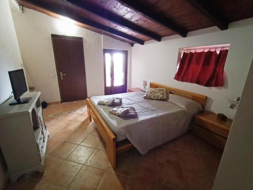 Postel nebo postele na pokoji v ubytování Casa Micuccio