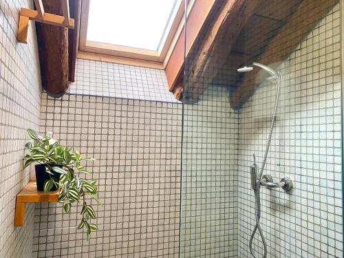 Ένα μπάνιο στο loft de la place
