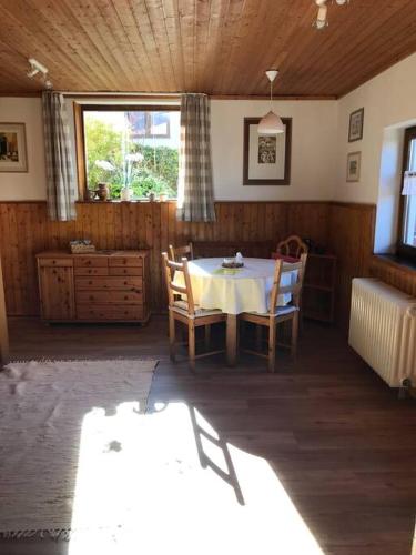 Posezení v ubytování Ferienwohnung am Maimont