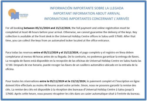 a screenshot of a webpage of a document at UHC Paradise Village Family Complex in Salou