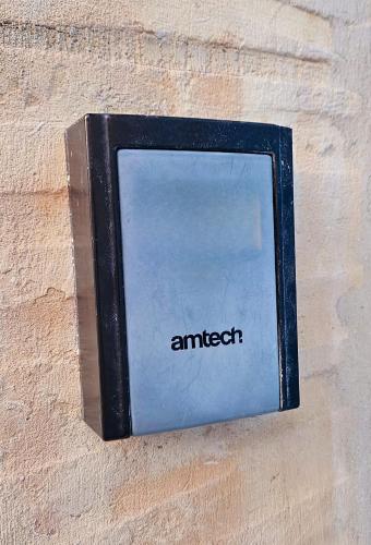 a box with the word amazon written on it at Traditional Farmhouse Central Gozo in Xagħra